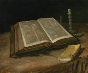 Stillleben mit Bibel, 1885